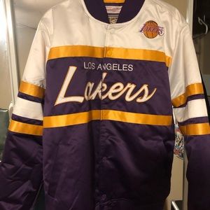 Lakers varsity jacket Mitchell & Ness very nice with tags